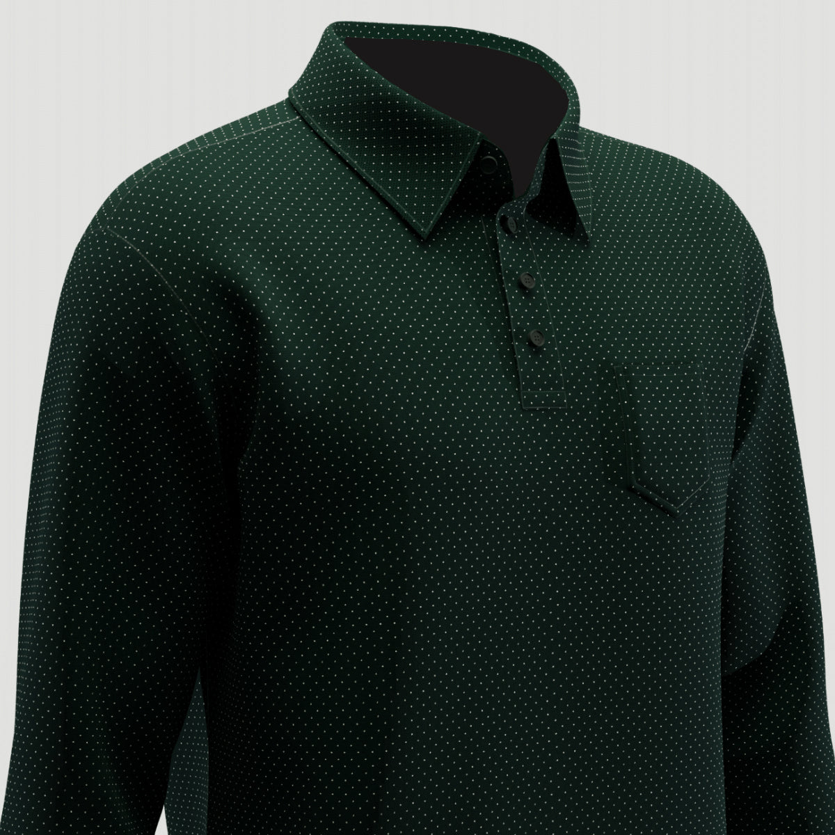Full Sleeve Polo T-Shirt (Green)